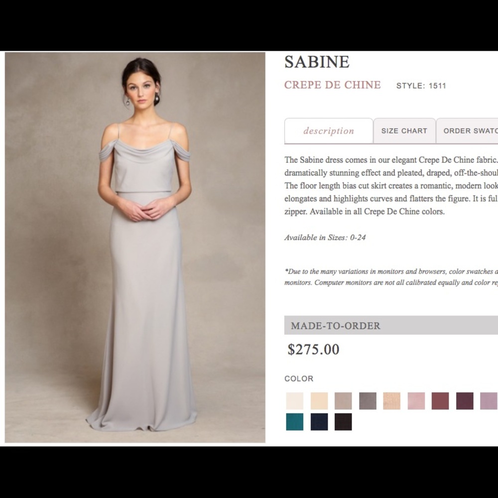 Jenny Yoo- Sabine dress in Alpine